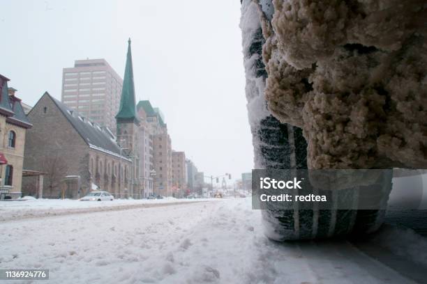 Snow Day Stock Photo - Download Image Now - Car, Cold Temperature, Below