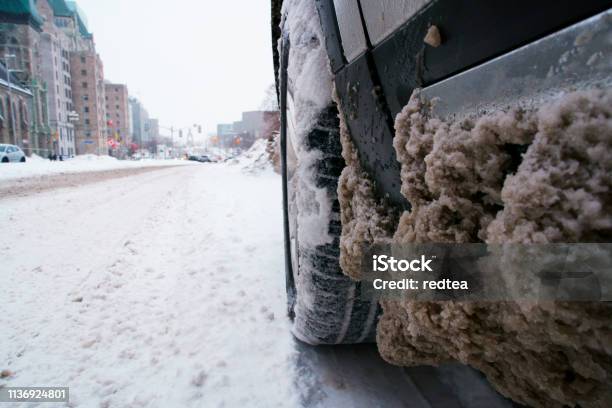 Snow Day Stock Photo - Download Image Now - Ottawa, Traffic, Below