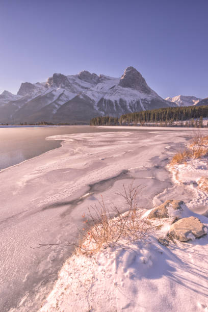 istock Landscape of Goat Pond with Blue Sky 1136929397