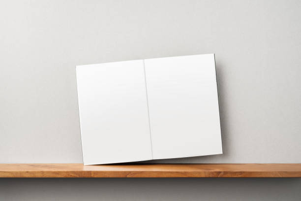 istock front view of black magazine stand on bookshelf 1136939762