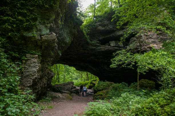 istock Maquoketa Caves Natural Bridge - Beneath the Bridge 1136942378