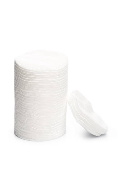 istock Cotton swabs isolated on a white background. Cotton disks 1136943854