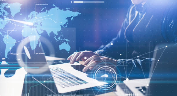 istock Businessman analysing the data 1136947315