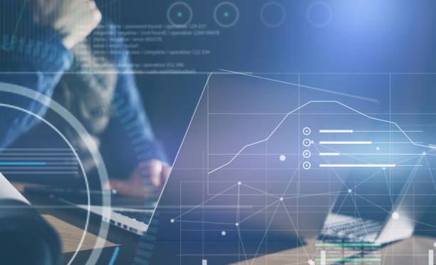 istock Businessman analysing the data 1136947339