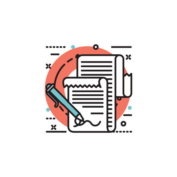 illustrations, cliparts, dessins animés et icônes de payer des factures. mains retenant les factures et le crayon. paiement de l'utilité - législation