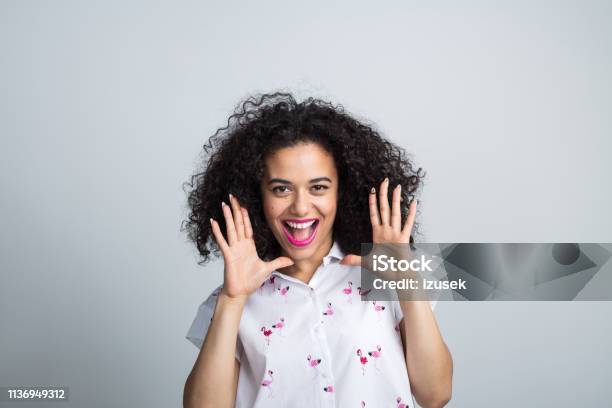 Attractive Young Woman Shouting Stock Photo - Download Image Now - 20-24 Years, Adult, Adults Only