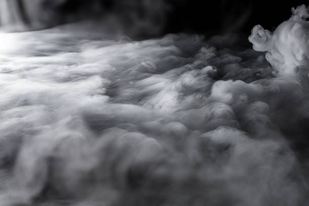 istock Turbulent Clouds of Dry Ice Fog 1136953341
