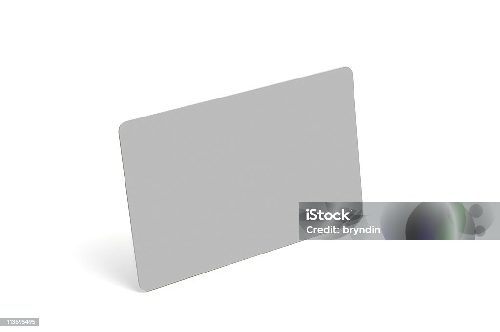 Kunststoff-Karte, isoliert mit clipping path - Lizenzfrei Bankkarte Stock-Foto