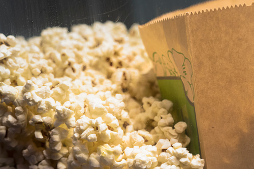 Popcorn and paper bag