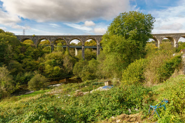 Merthyr Tydfil, Wales, UK The Cefn-Coed Viaduct in Merthyr Tydfil, Mid Glamorgan, Wales, UK merthyr tydfil stock pictures, royalty-free photos & images