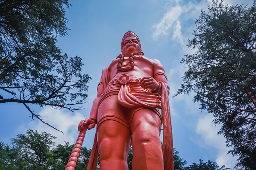 A huge statue of Hanuman. Shimla, India