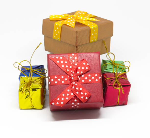 istock gift of new Year 1136962458