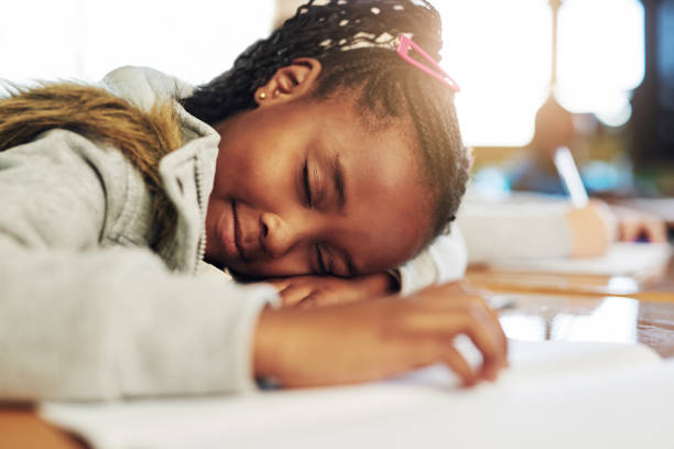 istock Nap time for the little wiz kid 1136969073
