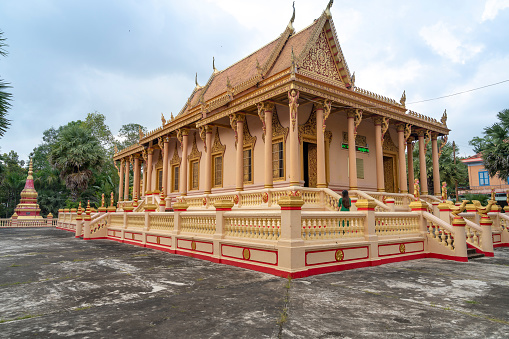 Wat Prayurawongsawat Worawihan Temple. Bangkok, Thailand.