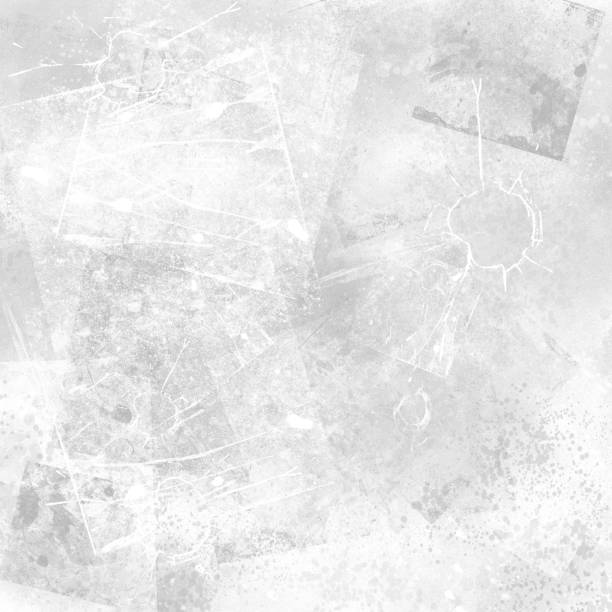 istock Light gray white grunge paper wall surface old vintage texture bright empty blank template background 1136972609