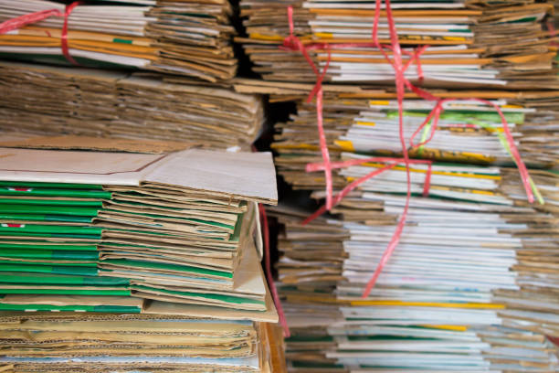 istock Piles of used paper 1136974237
