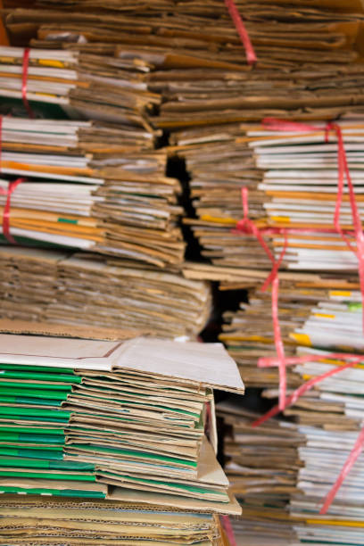 istock Piles of used paper 1136974390