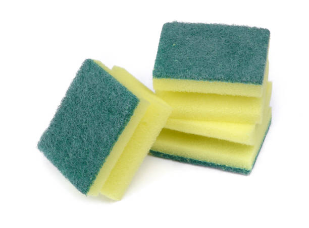 istock Group of new dishwashing sponges 1136980573