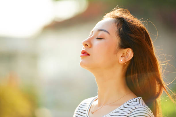 istock Woman enjoying fresh wind 1136992242