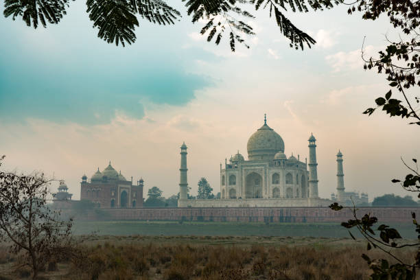 istock Taj Mahal  . Morning India 1136999431