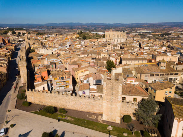 istock Aerial view of Montblanc, Tarragona 1137000542
