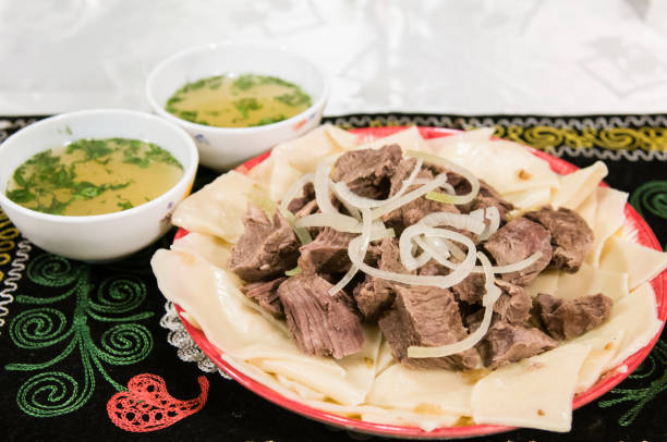 istock Kyrgyz national meat dish 1137000916