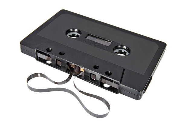 istock Retro audio cassette for tape recorder isolated on white background 1137001196