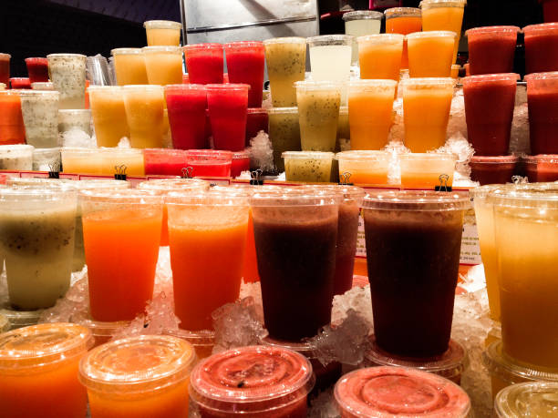 istock Fruit Juices from La Boqueria market 1137007694