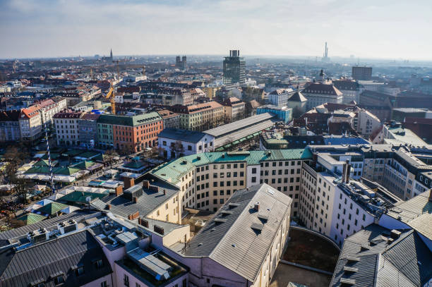 istock Panorama view of Munich city center. 1137013468