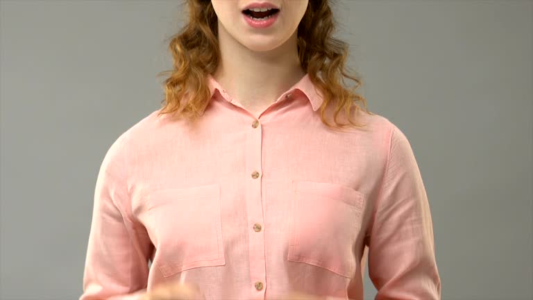 Slow Down In Sign Language 470+ Sign Language Alphabet Stock Videos and Royalty-Free Footage - iStock