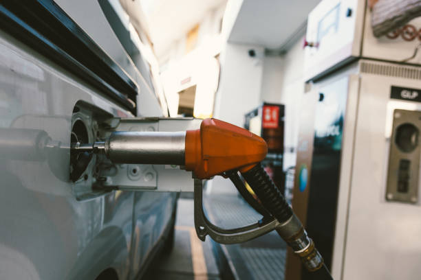 istock Ecological car that runs on natural gas. 1137015032