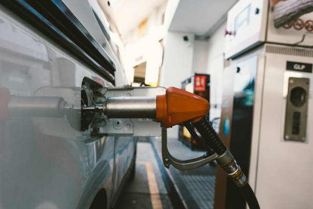 istock Ecological car that runs on natural gas. 1137015049