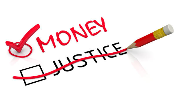 istock Money is more important than justice 1137021858