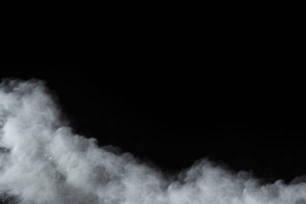 istock White powder explosion on black background. Colored cloud. Colorful dust explode. Paint Holi. 1137026670