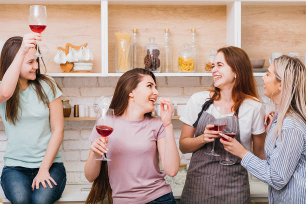 istock cheers celebration congratulation women toast joy 1137027117