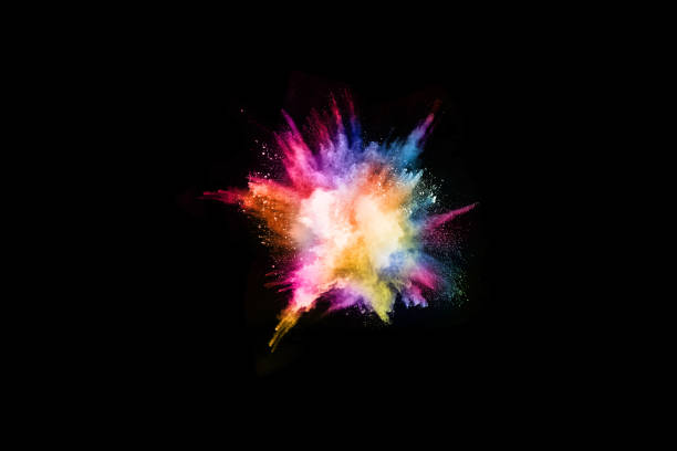 istock abstract colored dust explosion on a black background.abstract powder splatted background,Freeze motion of color powder exploding/throwing color powder, multicolored glitter texture 1137027268