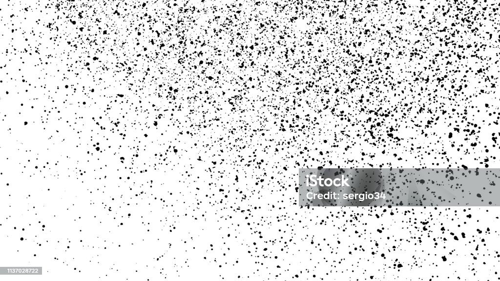 Dark Noise Granules. Black Grainy Texture Isolated On White Background. Dust Overlay. Dark Noise Granules. Digitally Generated Image. Vector Design Elements, Illustration, Eps 10. 16x9 Format stock vector