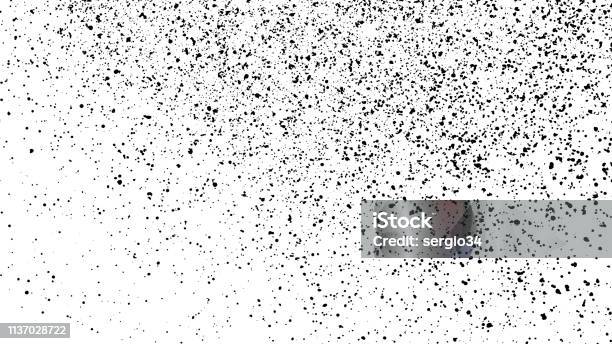 Dark Noise Granules Stock Illustration - Download Image Now - 16x9 Format, Abstract, Backgrounds