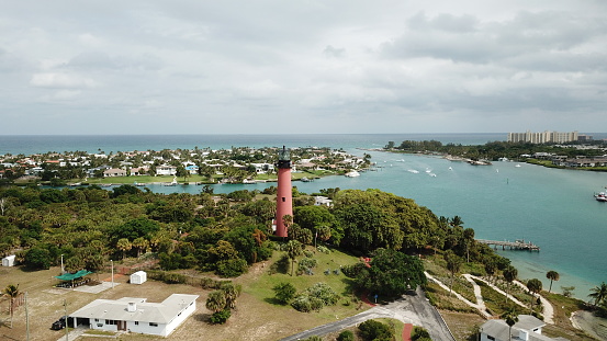 The lighthouse in Jupiter Florida