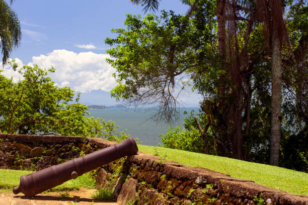 istock Old Cannon in Paraty 1137035976