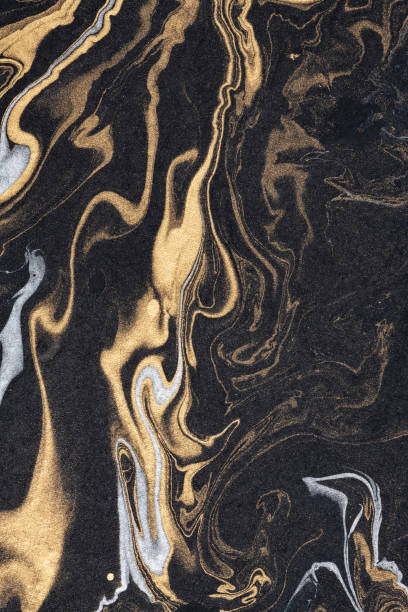 istock marble ink paper texture black silver gold 1137036834
