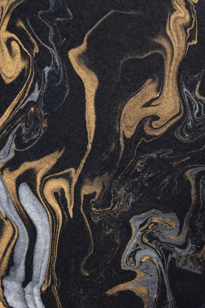 istock marble ink paper texture black silver gold 1137037020