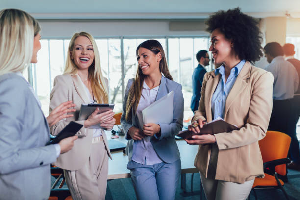 istock Business team of women with tablet pc computer at office. 1137038498