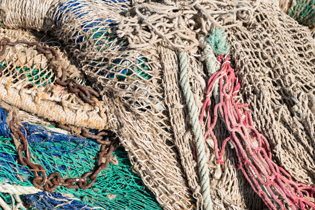 istock Nets for fishing boats 1137038947