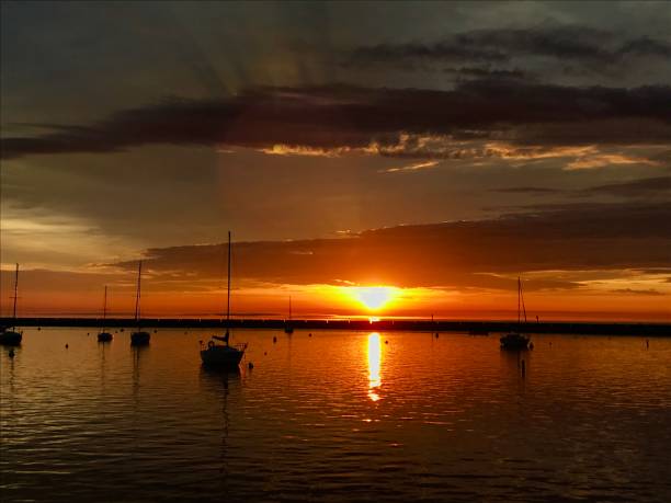 istock Sunrise over Lake Michigan 1137039973