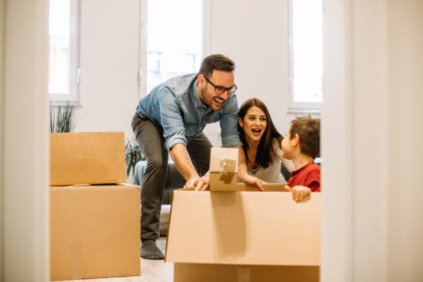 istock Family in new apartment 1137042054