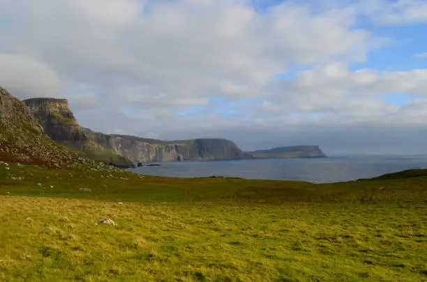 Beautiful landscape at Neist Point on the westerly most point of the inner hebrides.