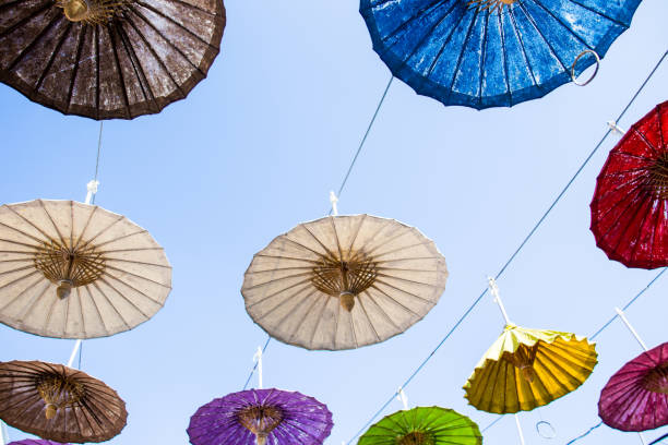 istock Vintage umbrella decoration 1137047080