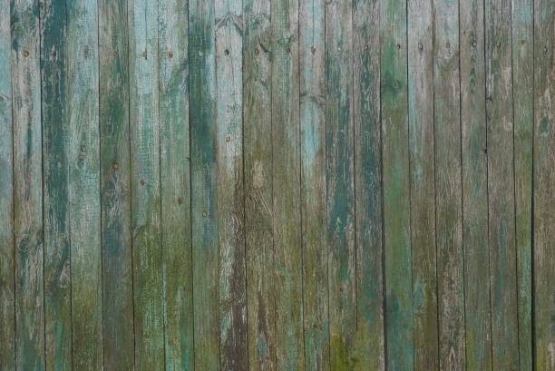 istock colored wooden texture from thin old fence boards 1137047316