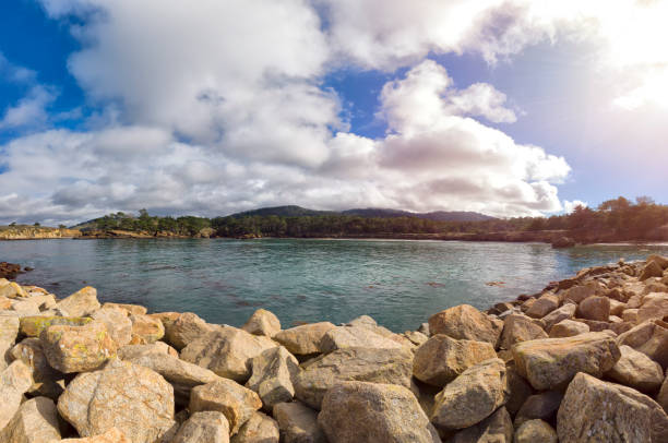 istock Many stones on a beach at California coastline 1137057441